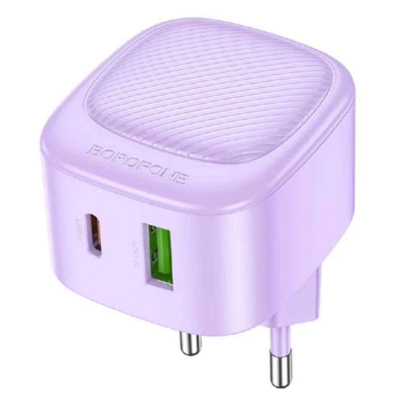 

СЗУ Borofone BAS22A Fortune PD20W+QC3.0 (1C1A) (Purple)