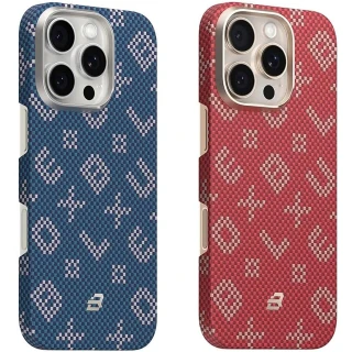 TPU+PC чохол Blueo Gilded Tactile Woven with MagSafe для Apple iPhone 16 Pro Max фото 1 з 2