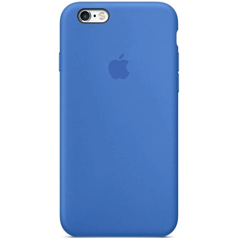 Чехол Silicone Case с закрытым низом для Apple iPhone 6/6s (4.7") – Синий / Capri Blue. Фото 1 из 1