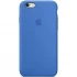 Чехол Silicone Case с закрытым низом для Apple iPhone 6/6s (4.7") – Синий / Capri Blue. Фото 1 из 1