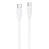 Дата кабель Hoco X115 Surpass Type-C to Type-C 60W (1m) – White. Фото 1 з 5