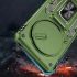 Ударопрочный чехол Square Ring c шторкой на камеру для Xiaomi Redmi Note 14 Pro 5G – Оливковый / Army Green. Фото 2 Ударопрочный чехол Square Ring c шторкой на камеру для Xiaomi Redmi Note 14 Pro 5G – Оливковый / Army Green. Фото 2 из 4