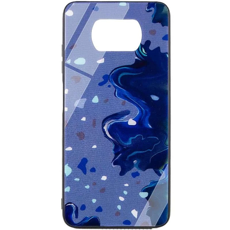 

Скляний чохол Diversity на Xiaomi Poco X3 NFC / Poco X3 Pro (Stains blue)