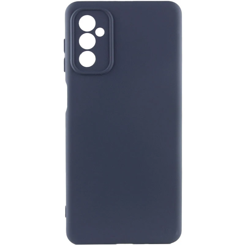 Чехол Silicone Case Lakshmi Premium з закритою камерою на Samsung Galaxy A34 5G – Темно-синий / Midnight blue. Фото 1 из 10