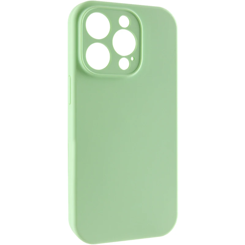 Чехол Silk Full Camera Protective (AA) NO LOGO для Apple iPhone 14 Pro Max (6.7") – Зеленый / Pistachio. Фото 1 из 12