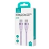 Дата кабель Usams US-SJ633 U85 Type-C to Type-C 100W (2m) – Purple. Фото 2 з 2