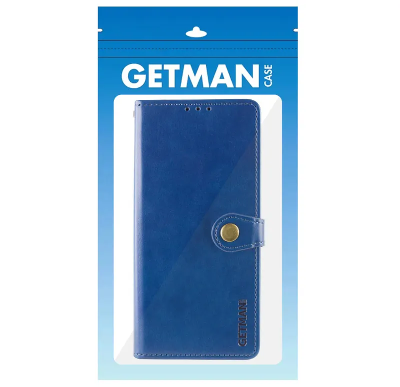 Чехол-книжка GETMAN Gallant  для Xiaomi Redmi Note 10 / Note 10s – Синий. Фото 6 из 7