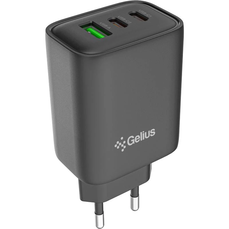 

МЗП Gelius Power Pulse GP-HC057 65W USB+2Type-C (QC/PD/PPS) (Black)