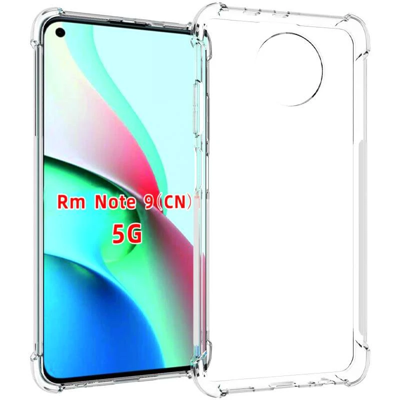 

Силіконовий чохол з критими бортами на Xiaomi Redmi Note 9 5G / Note 9T