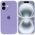 Чохол Silicone Case з захистом камери на Apple iPhone 16 Plus – Бузковий / Dasheen. Фото 3 з 6