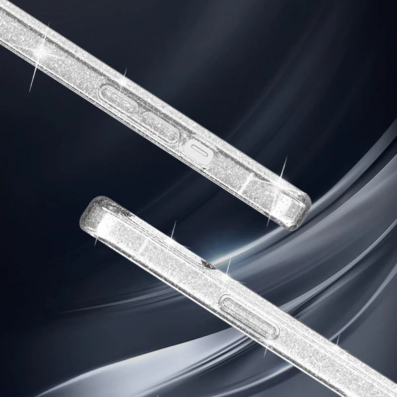 Блискучий силіконовий чохол на Apple iPhone 12 (6.1") – Clear. Фото 4 з 10