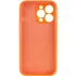 Чехол Silk Full Camera (AA) NO LOGO with Magnetic Fit для Apple iPhone 16 Pro Max – Оранжевый / Orange. Фото 2 из 2