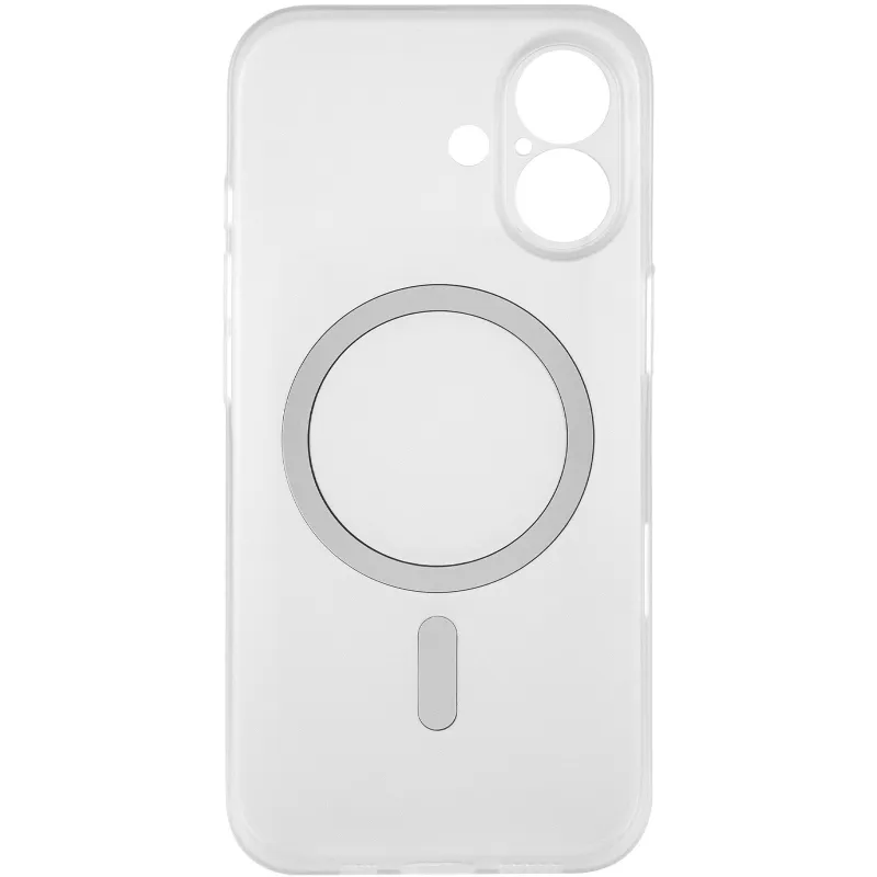 Чехол PC Slim Matte with MagSafe (camera button) для Apple iPhone 16 – Orange. Фото 5 из 7