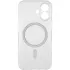 Чехол PC Slim Matte with MagSafe (camera button) для Apple iPhone 16 – White. Фото 5 из 7