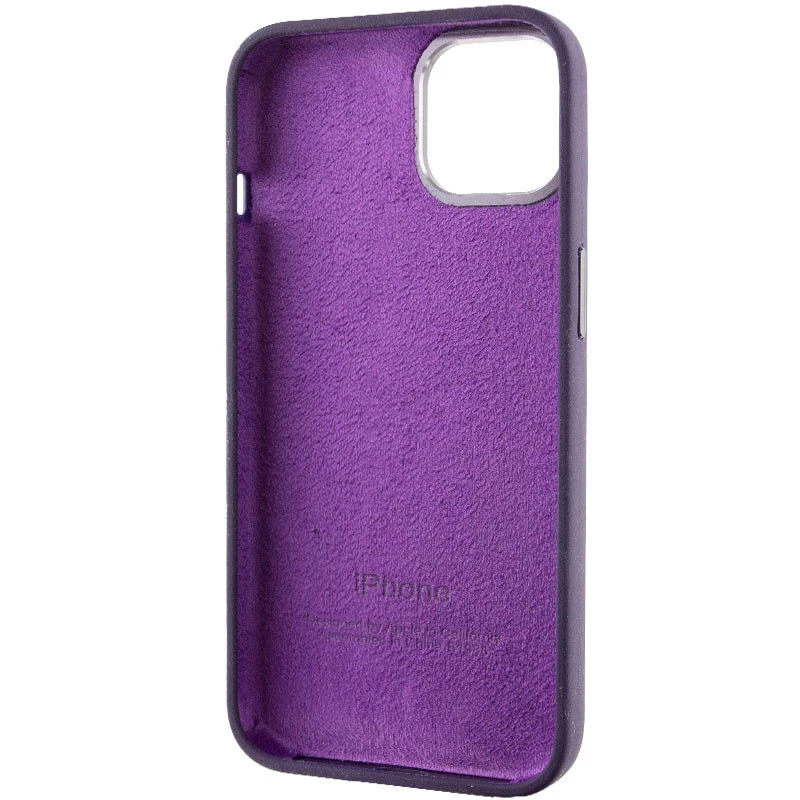 Чохол Silicone Case з металевими кнопками на Apple iPhone 12 Pro Max (6.7") – Фіолетовий / Elderberry. Фото 6 з 9