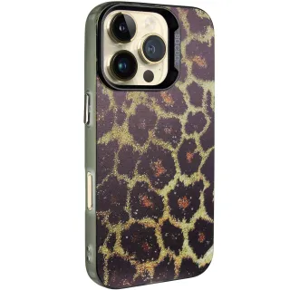 Чохол TPU+PC Street Art для Apple iPhone 16 Pro — Leopard