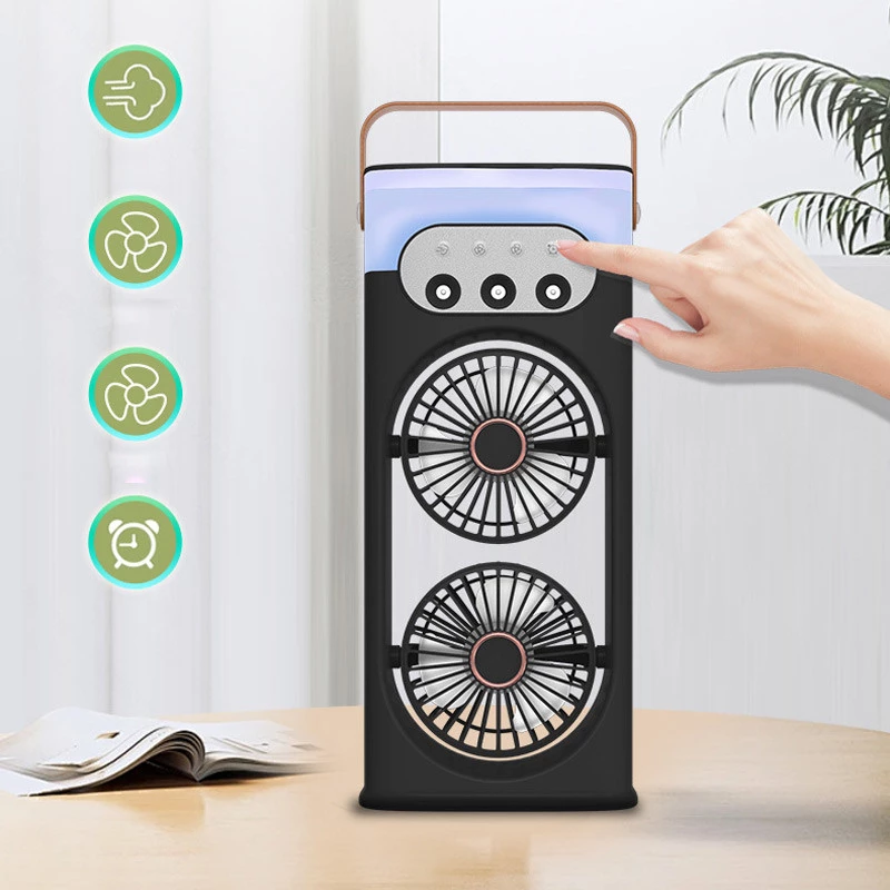 Настільний вентилятор SL617 2in1 з водяним охолодженням – Black. Фото 2 з 4