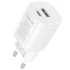 МЗП Borofone BA104A Pudding PD20W+QC3.0 (1USB-A/1C) – White. Фото 2 з 6