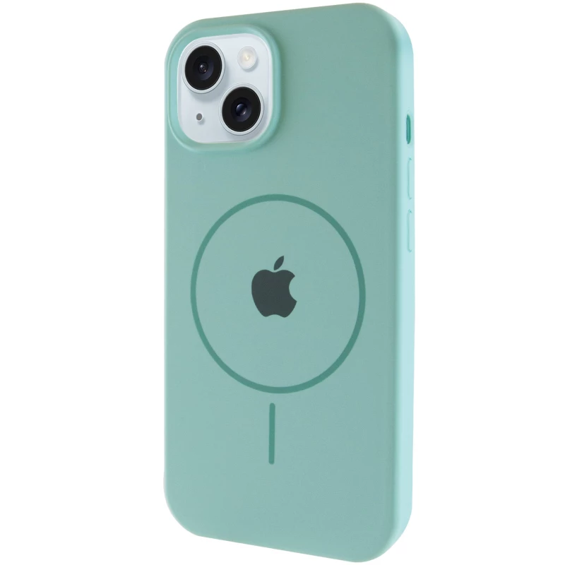 Чохол Silicone Armor Max with MagSafe для Apple iPhone 14 Plus (6.7") – Бірюзовий / Light Turquoise. Фото 2 з 6