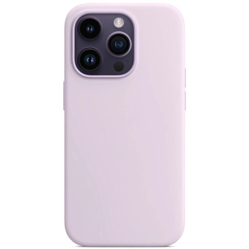 Чохол з закритим низом Silicone Case на Apple iPhone 13 Pro (6.1") – Бузковий / Lilac. Фото 1 з 8
