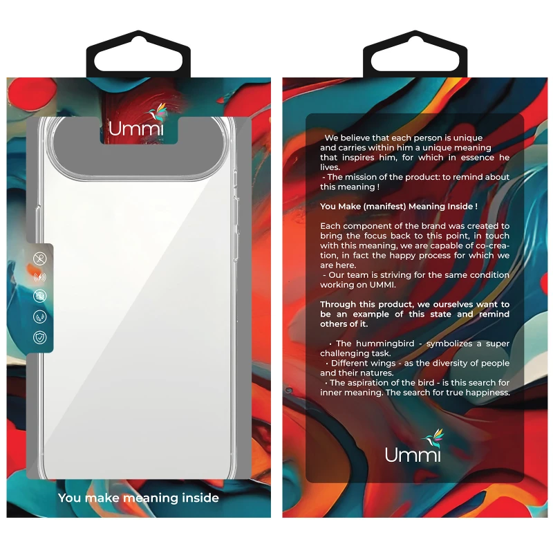Чохол TPU Ummi transparent для Apple iPhone 17 Air (6.5") – Clear. Фото 2 з 2