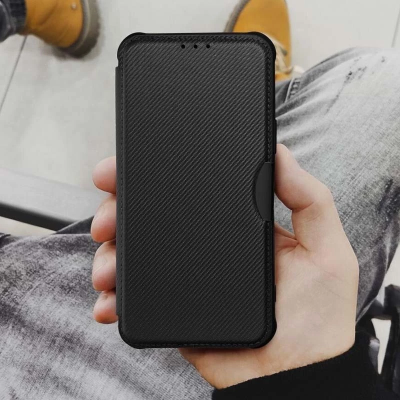 Чохол книжка GETMAN з підставкою на Samsung Galaxy A35 – Black. Фото 8 з 9