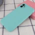 Чохол з захистом камери Silicone Case для Apple iPhone 12 (6.1") – Бірюзовий / Marine Green. Фото 2 з 3