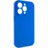 Чехол Silk Full Protective (AA) NO LOGO для Apple iPhone 16 Pro – Синий / Capri Blue. Фото 4 из 18