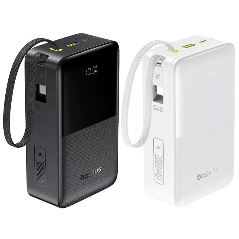 Портативний ЗП Power Bank Baseus EnerFill FC51 Bipow2 Pro 22.5W 30000mAh (E0028100) фото 1 з 2
