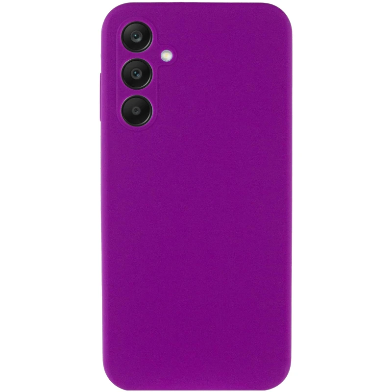 Чохол Silicone Case Lakshmi Premium із закритою камерою для Samsung Galaxy A36 5G – Сливовий / Purple. Фото 3 з 5