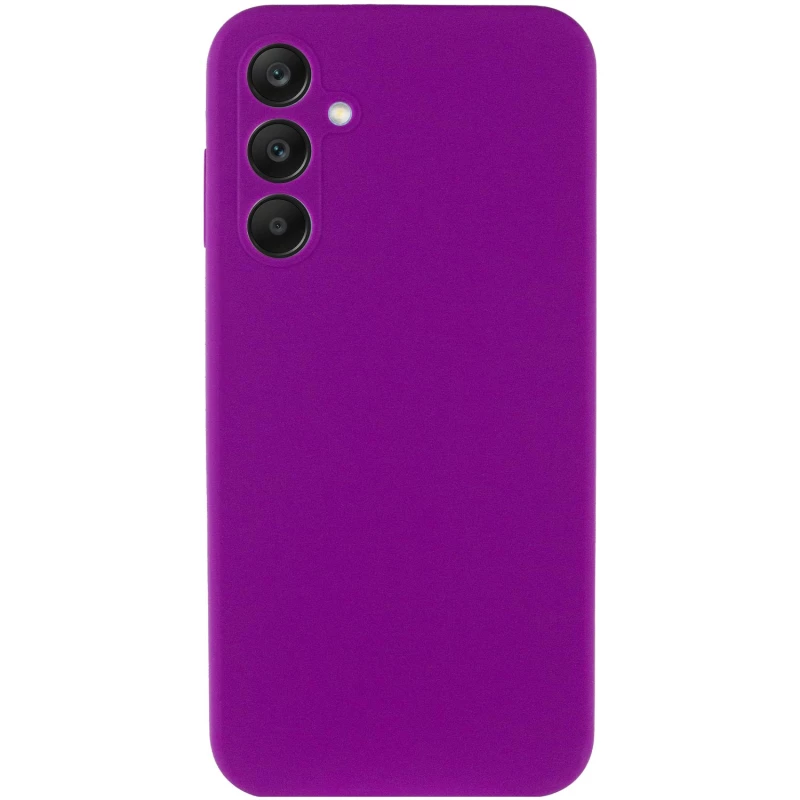 Чохол Silicone Case Lakshmi Premium з закритою камерою на Samsung Galaxy A56 5G – Сливовий / Purple. Фото 3 з 5