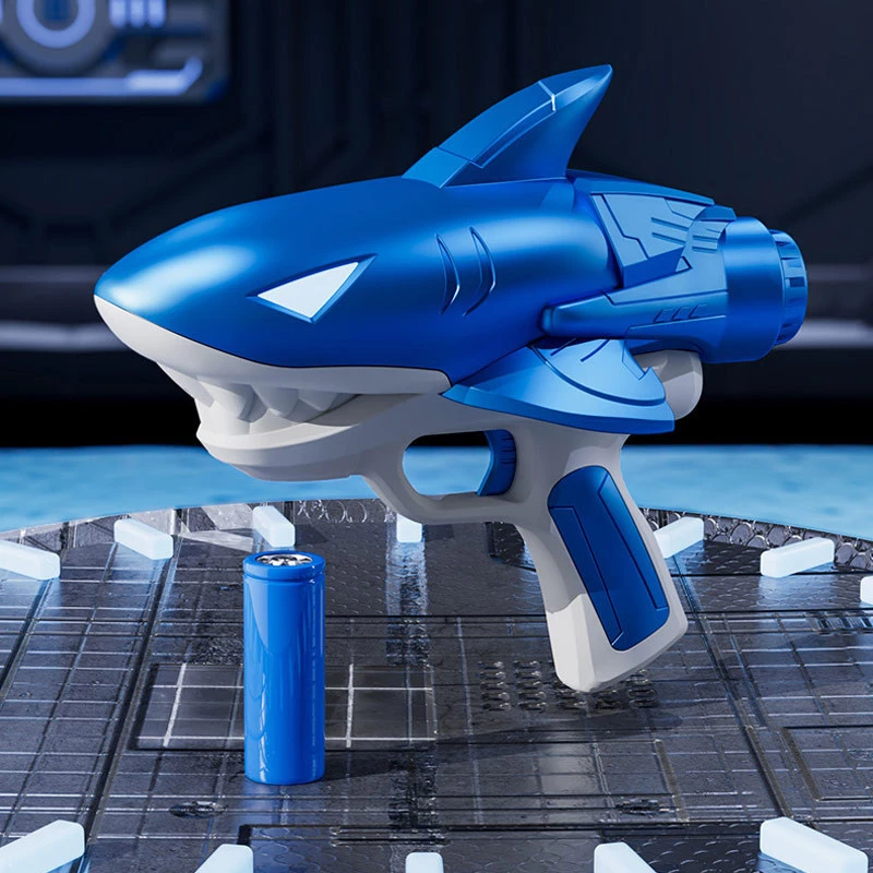 Водяний акумуляторний пістолет Shark Water Gun 185-68 (300ml) with lithium battery – Blue. Фото 7 з 8
