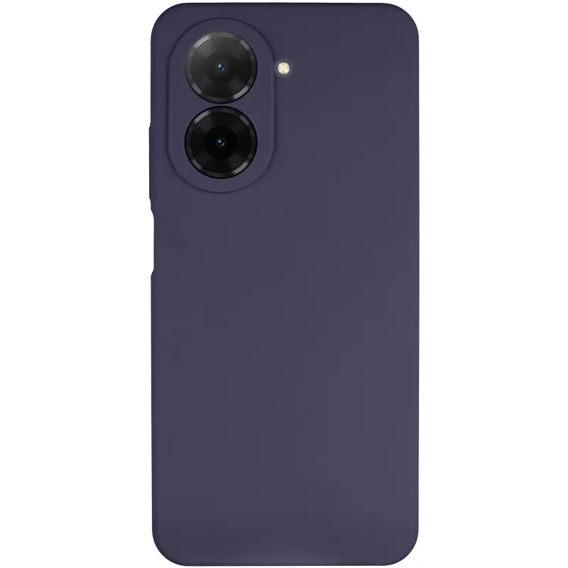 Чохол Silicone Case Lakshmi Premium із закритою камерою для Xiaomi Poco C71 – Темно-синій / Midnight blue. Фото 3 з 6