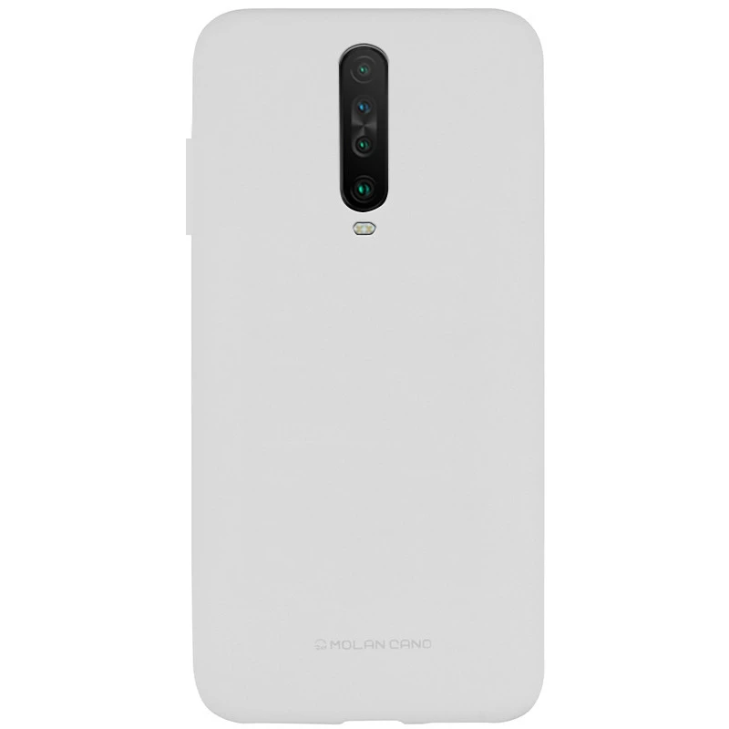 

Силиконовый чехол Molan Cano Smooth для Xiaomi Redmi K30 (Серый), Сірий