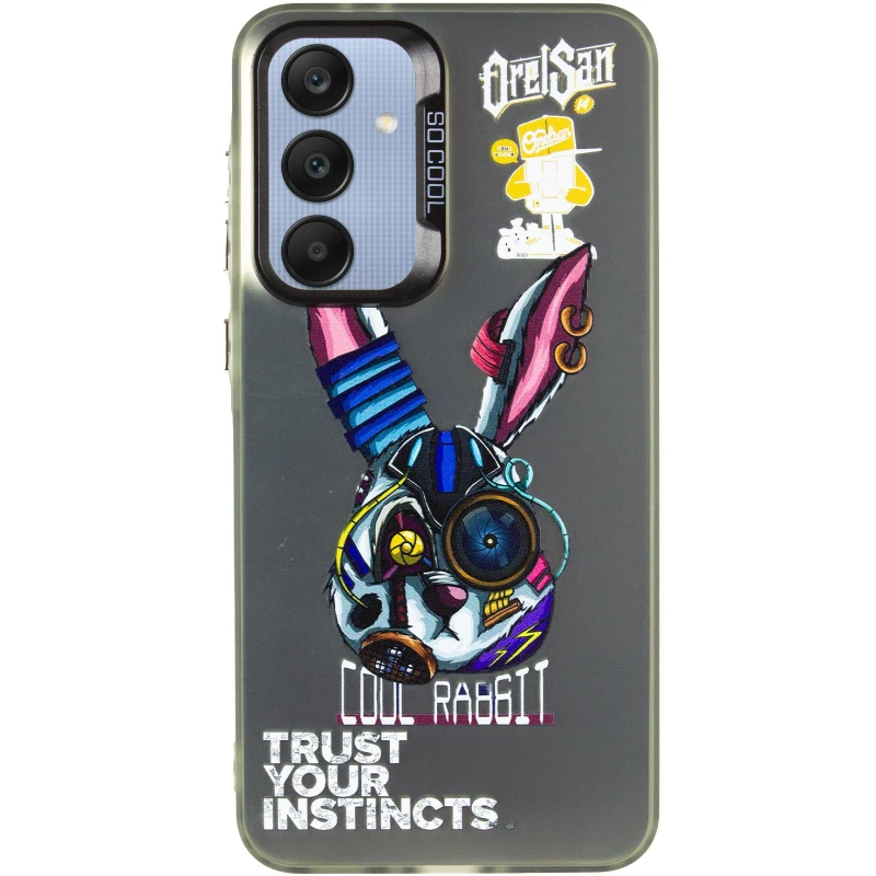 Чехол TPU+PC Street Art для Samsung Galaxy A35 – Cool Rabbit. Фото 3 из 7