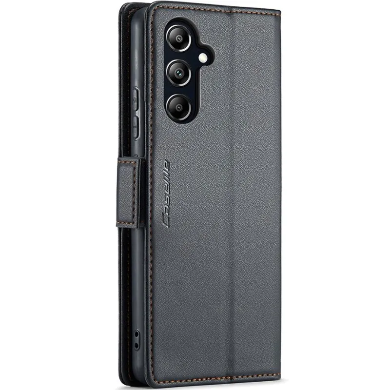 Шкіряний чохол-книжка CaseMe Nappa leather для Samsung Galaxy A56 5G – Black. Фото 2 з 6