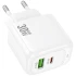 МЗП Hoco CS55A Surplus PD30W+QC3.0 (1USB-A/1C) – White. Фото 3 з 8