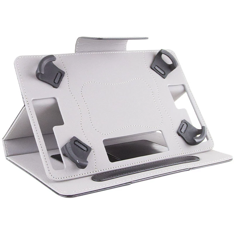 Універсальний шкіряний чохол книжка для планшета 7-8" – Чорний. Фото 7 з 10