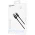Дата кабель Proove Flex Metal USB to Type-C 3A (1m) – Black. Фото 3 з 3