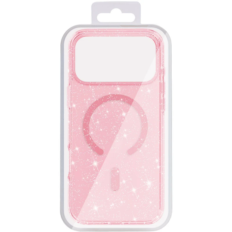 Чехол с блестками и MagFit для Apple iPhone 17 Pro (6.3") – Pink. Фото 7 из 7