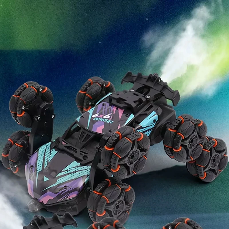 Дитячий восьмиколісний джип на радіокеруванні SHT 2330 2.4G (with 2 remote) – Violet. Фото 6 з 10