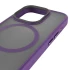 TPU+PC з металевими кнопками та MagSafe на Apple iPhone 15 Pro (6.1") – Темно-фіолетовий. Фото 7 з 8