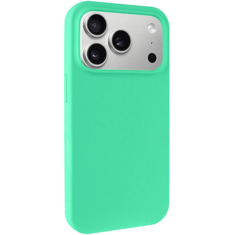 Чохол з закритим низом Silicone Case на Apple iPhone 17 Pro Max (6.9") – Зелений / Spearmint. Фото 1 з 5
