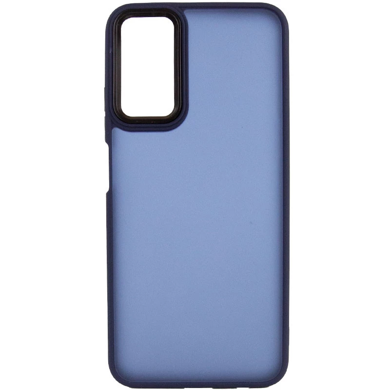 Чохол TPU+PC Lyon Frosted на Oppo A18 – Синій / Navy Blue. Фото 2 з 6