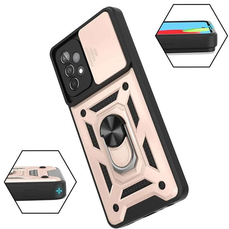 Протиударний чохол Serge Ring з захистом камери на Samsung Galaxy A32 (A325F) 4G – Золотий. Фото 5 з 10