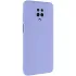 Цветной силиконовый чехол GETMAN с закрытой камерой на Xiaomi Redmi Note 9s / Note 9 Pro / Note 9 Pro Max – Сиреневый / Light purple. Фото 3 из 5