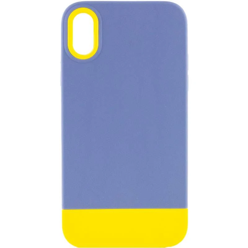 

Двухцветный чехол Bichromatic для Apple iPhone XR (6.1") (Blue / Yellow)