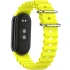 Ремінець Ocean Band для Xiaomi Mi Band 9/8 – Жовтий / Flash. Фото 6 з 8