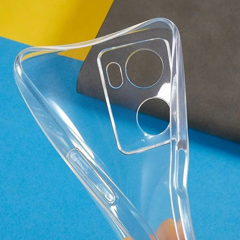 Ультратонкий силиконовый чехол 1,5 мм с защитой камеры для Oppo A77s – Бесцветный (прозрачный). Фото 4 из 4