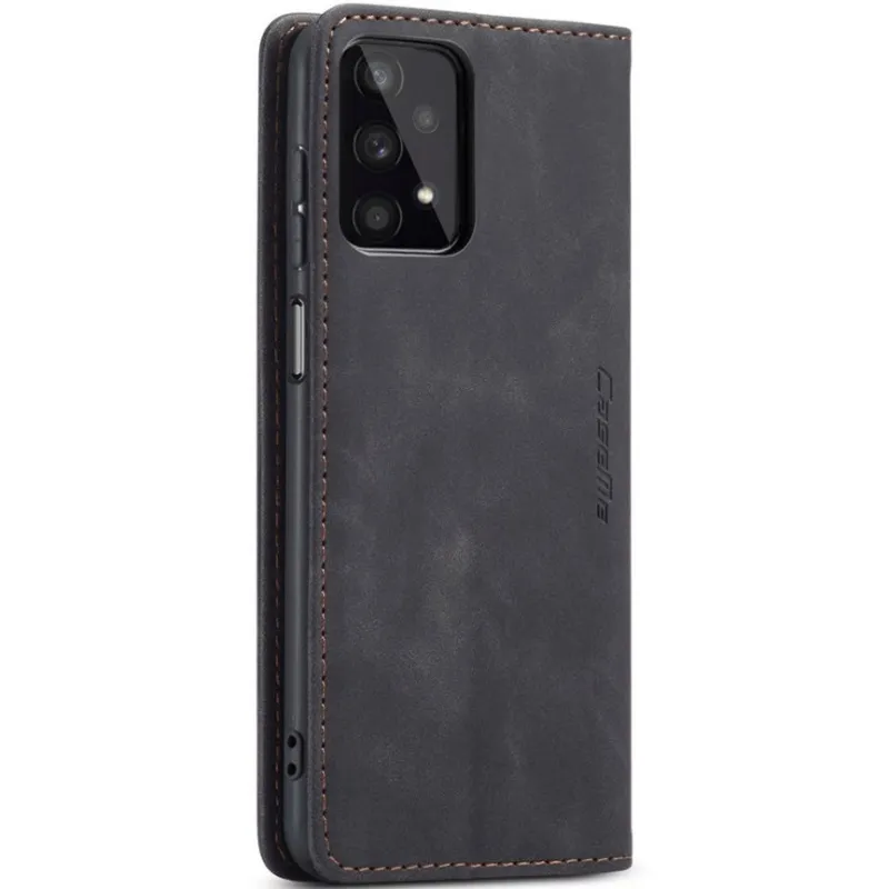 Шкіряний чохол-книжка CaseMe Velvet Nubuck для Samsung Galaxy A32 (A326B) 5G – Black. Фото 5 з 6